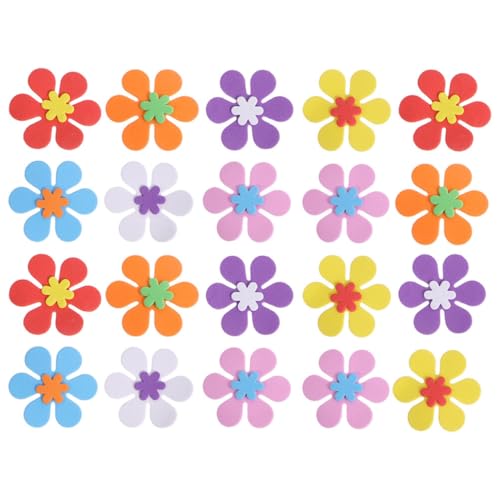 VICASKY 160 STK Kleines Blumenbeet bastelset basteln für Wall Sticker Geschenkdekoration raumdeko Cartoon-Blumen-Aufkleber Blumen wandaufkleber Fensterblumenaufkleber Eva VICASKY 160 STK Kleines Blumenbeet bastelset basteln für Wall Sticker Geschenkdekoration raumdeko Cartoon-Blumen-Aufkleber Blumen wandaufkleber Fensterblumenaufkleber Eva von VICASKY