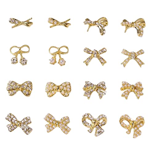 VICASKY 16Stücke DIY Bowknot Design Charmantes Maniküre Zubehör Hochwertige und Praktische Nagelkunst für Nagelgestaltungen Kompakt und Handlich VICASKY 16Stücke DIY Bowknot Design Charmantes Maniküre Zubehör Hochwertige und Praktische Nagelkunst für Nagelgestaltungen Kompakt und Handlich von VICASKY