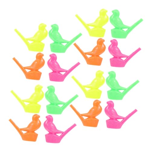 VICASKY 16 Stücke Bunte für Kinder Wasserspielzeug Vogel Pfeifen Lustige Party Requisiten Bruchfest Sicheres Material Tragbar VICASKY 16 Stücke Bunte für Kinder Wasserspielzeug Vogel Pfeifen Lustige Party Requisiten Bruchfest Sicheres Material Tragbar von VICASKY