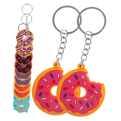 VICASKY 18 Stück Donut-Schlüsselanhänger Party Schild Dekoration dekorativer Schlüsselanhänger Schlüsselbundanhänger Trendy Taschen Zubehör Festival-Schlüsselanhänger PVC VICASKY 18 Stück Donut-Schlüsselanhänger Party Schild Dekoration dekorativer Schlüsselanhänger Schlüsselbundanhänger Trendy Taschen Zubehör Festival-Schlüsselanhänger PVC von VICASKY