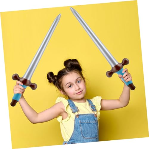 VICASKY 18 Stück Teiliges Aufblasbares Piratenschwerter Material Leichte Piratenparty Cosplay Zubehör für Halloween Geburtstagsfeier von VICASKY
