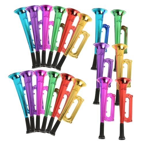 VICASKY 18 Stück Teiliges Buntes Party Sport tröten Blasinstrument Lautes für Einfach zu Bedienen für Feierlichkeiten und Fanfaren VICASKY 18 Stück Teiliges Buntes Party Sport tröten Blasinstrument Lautes für Einfach zu Bedienen für Feierlichkeiten und Fanfaren von VICASKY