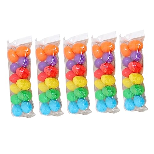 VICASKY 192 Stück Nachahmungseier Aufblasbare Osterdekoration Osterbedarf Osterzubehör DIY Graffiti Eier Ostern Gedrehtes Ei Party Gedrehtes Ei Kunststoff von VICASKY