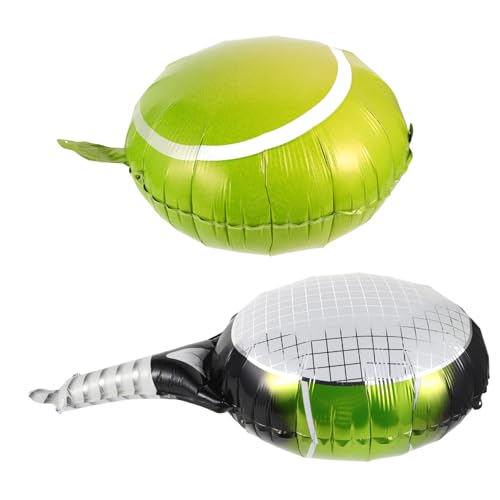 VICASKY 1Satz Tennisballons für Geburtstagsfeiern Luftballons und Schlägerdesign Langlebig für Sport Party Dekoration Leicht Aufzuhängen Innen VICASKY 1Satz Tennisballons für Geburtstagsfeiern Luftballons und Schlägerdesign Langlebig für Sport Party Dekoration Leicht Aufzuhängen Innen von VICASKY