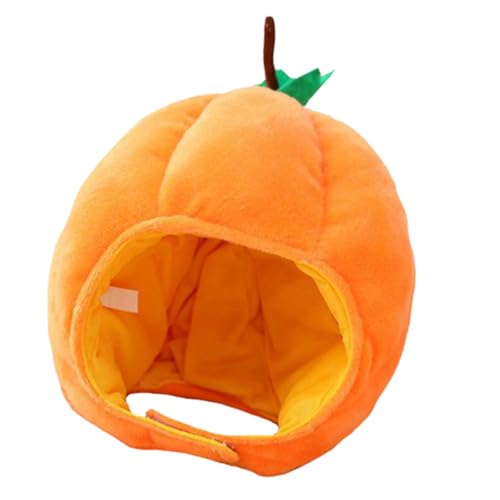 VICASKY 1Stück Kreativer Halloween Kürbiskopfschmuck für Puppen Orange Langlebige Dekoration für Partys und Fotorequisite für Unvergessliche von VICASKY