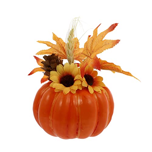 VICASKY 1Stück Kürbis Dekoration Herbst Ornament für Halloween Realistische Tischdeko für Festivals Langlebig und für Fotos und Festliche Anlässe VICASKY 1Stück Kürbis Dekoration Herbst Ornament für Halloween Realistische Tischdeko für Festivals Langlebig und für Fotos und Festliche Anlässe von VICASKY