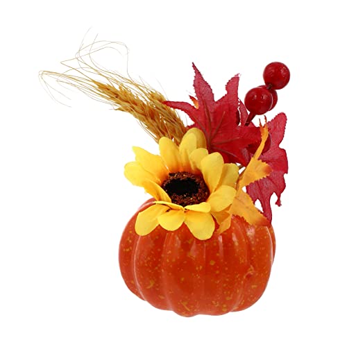 VICASKY 1Stück Kürbis Dekoration für Halloween Tischornament mit Kreativem Design für Festlichkeiten und Schreibtisch Leuchtende Farben VICASKY 1Stück Kürbis Dekoration für Halloween Tischornament mit Kreativem Design für Festlichkeiten und Schreibtisch Leuchtende Farben von VICASKY
