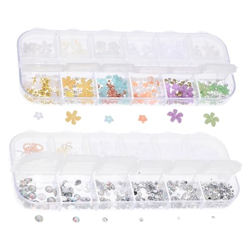VICASKY 2 Boxen Boxen Nagelverzierungen für Nail Art Ab Perlenkette für Nageldesigns Weihnachten Hochzeiten und Feste für Natürliche und Künstliche Nägel VICASKY 2 Boxen Boxen Nagelverzierungen für Nail Art Ab Perlenkette für Nageldesigns Weihnachten Hochzeiten und Feste für Natürliche und Künstliche Nägel von VICASKY