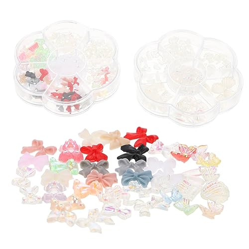 VICASKY 2 Boxen Boxen Perlen Bow Nagelcharms Austauschbare Maniküre Dekorationen für Diy Nagelkunst für Nägel und Kreative Designs VICASKY 2 Boxen Boxen Perlen Bow Nagelcharms Austauschbare Maniküre Dekorationen für Diy Nagelkunst für Nägel und Kreative Designs von VICASKY