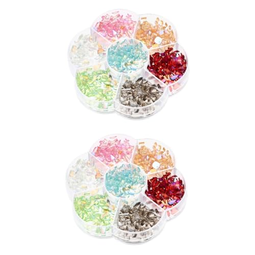 VICASKY 2 Boxen Nail Art Dekorationen Teiliges Verschiedenen Formen für Kreative Nageldesigns Geeignet für Gel und Kunstnägel Diy Zubehör für für Besondere Anlässe VICASKY 2 Boxen Nail Art Dekorationen Teiliges Verschiedenen Formen für Kreative Nageldesigns Geeignet für Gel und Kunstnägel Diy Zubehör für für Besondere Anlässe von VICASKY