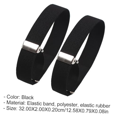 VICASKY 2 Paare Elastische Ärmelhalter Verstellbar Armbänder für Hemdärmel Damen Herren Rutschfeste Dehnbare Ärmelbänder Leichtes Langlebiges Shirt Armband Zubehör von VICASKY