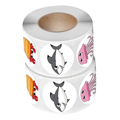 VICASKY 2 Rollen 1000 Stück Aufkleber Sticker für Aufkleber beschriftung spielsachen Kinderbelohnungen kindersticker dekorative Aufkleber Aufkleberverzierung Papier VICASKY 2 Rollen 1000 Stück Aufkleber Sticker für Aufkleber beschriftung spielsachen Kinderbelohnungen kindersticker dekorative Aufkleber Aufkleberverzierung Papier von VICASKY