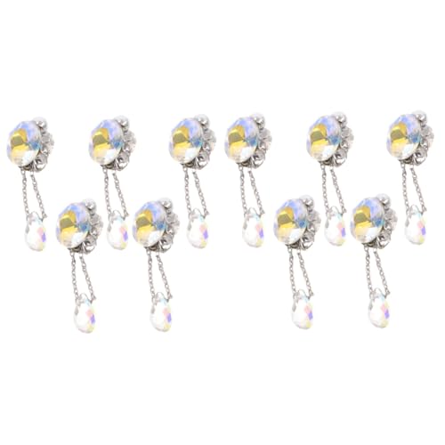 VICASKY 2 Sätze Anhänger Nagelschmuck Für Nagelkunst Dekoration Juwelen Strasssteine für Nägel Polieren Nagel Edelsteine Strass-maniküre-schmuck Glas Kristall 5 Stück * 2 VICASKY 2 Sätze Anhänger Nagelschmuck Für Nagelkunst Dekoration Juwelen Strasssteine für Nägel Polieren Nagel Edelsteine Strass-maniküre-schmuck Glas Kristall 5 Stück * 2 von VICASKY