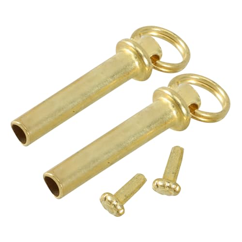 VICASKY 2 Sätze Lüfternagel mit Ringlüfungsanhänger faltbare Ventilatoren tragbar hoch Handnieten und Muttern für die Lüfterwelle Vollschaftniet Rostfreier Stahl Golden VICASKY 2 Sätze Lüfternagel mit Ringlüfungsanhänger faltbare Ventilatoren tragbar hoch Handnieten und Muttern für die Lüfterwelle Vollschaftniet Rostfreier Stahl Golden von VICASKY