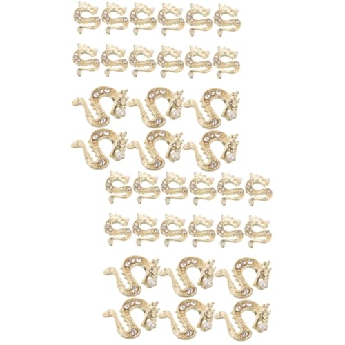 VICASKY 2 Sätze Nagelkunstzubehör Deko Nagel Charms Nagelkunst-anhänger Manikürezubehör Für Frauen Nagelanhänger Für Nagelkunst Nagelanhänger Für Damen Zinklegierung Golden 50 Stück * 2 von VICASKY