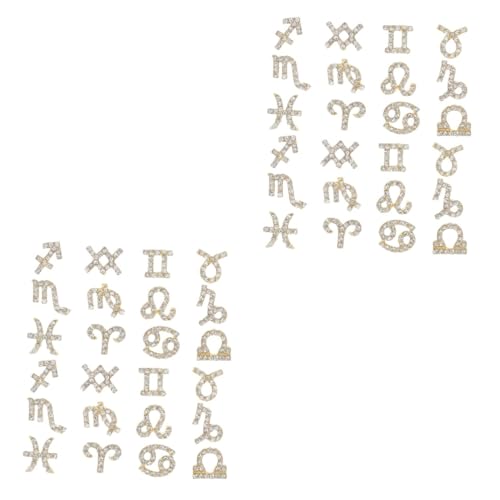 VICASKY 2 Sätze Nail Charms Für Nageldekoration Einzigartiges Design Für Diy Nagelkunst Und Persönliche Gestaltung 24 Stück * 2 von VICASKY