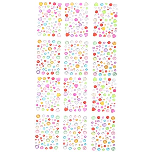 VICASKY 2 Sätze Selbstklebende Gesichts Edelsteine Für Make Up Strassaufkleber Für Und Mädchen Für Nail Art Festival Dekoration Und Kreative Körperkunst 12 Blätter * 2 VICASKY 2 Sätze Selbstklebende Gesichts Edelsteine Für Make Up Strassaufkleber Für Und Mädchen Für Nail Art Festival Dekoration Und Kreative Körperkunst 12 Blätter * 2 von VICASKY