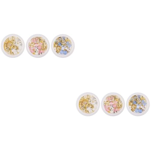 VICASKY 2 Sätze Teiliges Nagelsticker Farben Opal Nagelkunst Dekoration Für Einfache Anwendung Für Nageldesigns Und Partys 3 Stück * 2 VICASKY 2 Sätze Teiliges Nagelsticker Farben Opal Nagelkunst Dekoration Für Einfache Anwendung Für Nageldesigns Und Partys 3 Stück * 2 von VICASKY