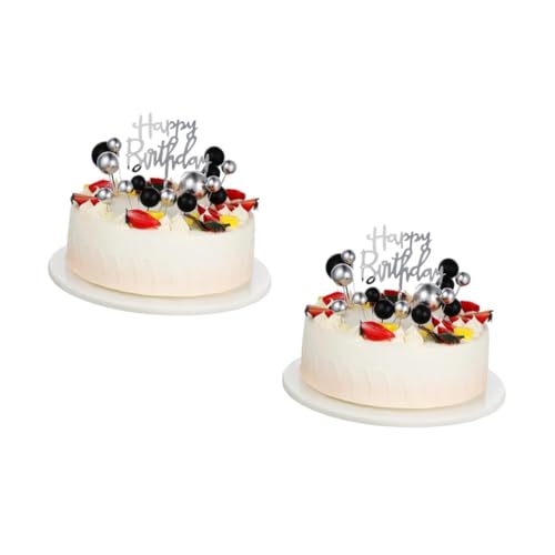 VICASKY 2 Sätze schwarzgoldene Kuchendekoration kuchen dekoration Disco-Kugel-Kuchendekoration Alles zum Geburtstag-Topper-Brief silberner Tortenaufsatz Ballon-Kuchen-Topper Papier VICASKY 2 Sätze schwarzgoldene Kuchendekoration kuchen dekoration Disco-Kugel-Kuchendekoration Alles zum Geburtstag-Topper-Brief silberner Tortenaufsatz Ballon-Kuchen-Topper Papier von VICASKY