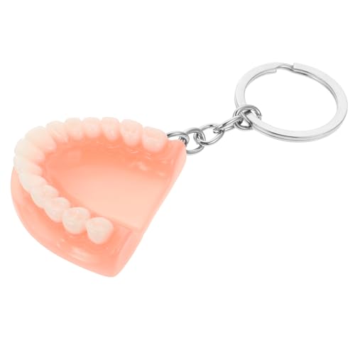 VICASKY 2 Stck. Lustiger Halloween Resin Schlüsselanhänger mit Prothesen Design Leichter Harter Anhänger für Schlüsselbund Party Deko und Kreatives Vampirzähne Motiv für Erwachsene von VICASKY