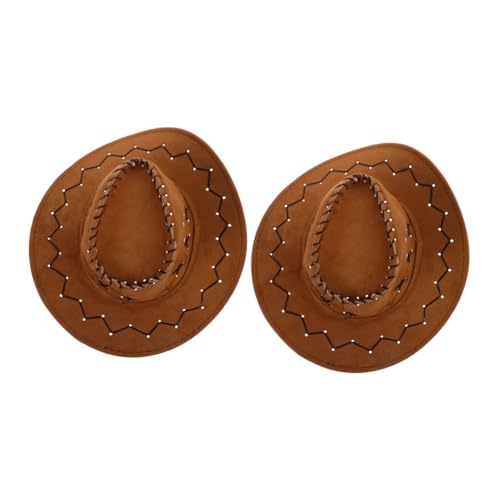 VICASKY 2 Stück Cowboyhut für Jungen und Mädchen Verstellbarer Westernhut mit Breiter Krempe Atmungsaktiv und Uv Schutz für Cosplay und Outdoor Aktivitäten VICASKY 2 Stück Cowboyhut für Jungen und Mädchen Verstellbarer Westernhut mit Breiter Krempe Atmungsaktiv und Uv Schutz für Cosplay und Outdoor Aktivitäten von VICASKY