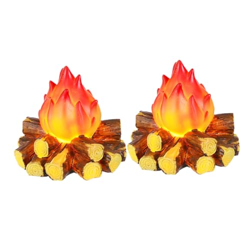 VICASKY 2 Stück LED Flammen-simulation Lampe Wetterfeste Täuschend Echte Feuerstellen Deko Kabellose Campingleuchte für Halloween Weihnachten und Outdoor-partys Batteriebetrieben ohne VICASKY 2 Stück LED Flammen-simulation Lampe Wetterfeste Täuschend Echte Feuerstellen Deko Kabellose Campingleuchte für Halloween Weihnachten und Outdoor-partys Batteriebetrieben ohne von VICASKY