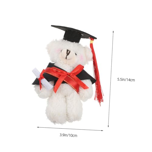 VICASKY 2 Stück Plüschbär Abschlussgeschenk Kuscheliges Doktorbär Strapazierfähig für Bachelor Graduation Geschenkideen für Absolventen Feier von VICASKY