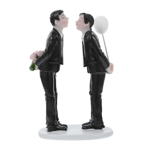 VICASKY 2 Stück Romantische Resin Hochzeitsfigur Tortendeko für Hochzeitstorten Handgefertigtes Detailreiches Design Geeignet als Festlicher Cupcake und Dessertaufsatz für Brautpaare und VICASKY 2 Stück Romantische Resin Hochzeitsfigur Tortendeko für Hochzeitstorten Handgefertigtes Detailreiches Design Geeignet als Festlicher Cupcake und Dessertaufsatz für Brautpaare und von VICASKY
