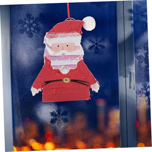 VICASKY 2 Stück Santa Claus Pinata aus Papier Leichte Weihnachtsdeko für Partyspiele Candy Füllung Festliches Partyaccessoire für Weihnachtsfeier mit Unterhaltsamer VICASKY 2 Stück Santa Claus Pinata aus Papier Leichte Weihnachtsdeko für Partyspiele Candy Füllung Festliches Partyaccessoire für Weihnachtsfeier mit Unterhaltsamer von VICASKY