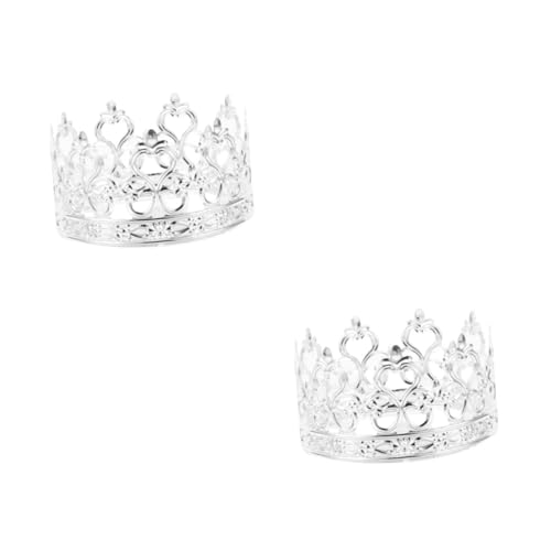 VICASKY 2 Stück Silberner Mini Kronen Tortenaufsatz Prinzessin Cupcake Topper Edle Krone Tortendeko für Hochzeit Geburtstag Party Sicherer und Stilvoller Kuchen Schmuck VICASKY 2 Stück Silberner Mini Kronen Tortenaufsatz Prinzessin Cupcake Topper Edle Krone Tortendeko für Hochzeit Geburtstag Party Sicherer und Stilvoller Kuchen Schmuck von VICASKY
