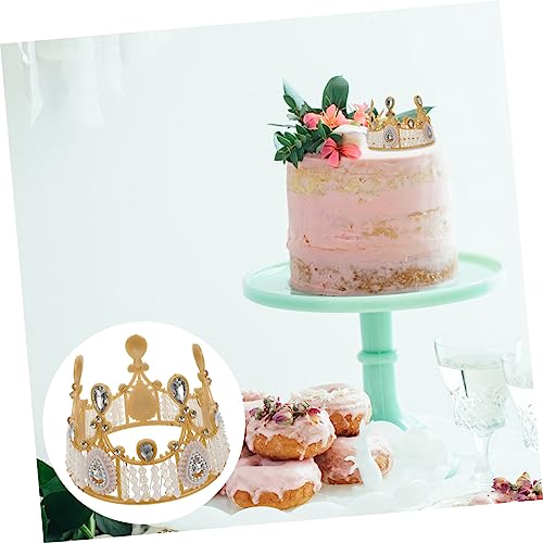 VICASKY 2 Stück Teiliges Dessert Kronen Cake Topper Kleine Goldene Kronen Dekoration für Geburtstagstorte und Party Tortendeko für Besondere Anlässe und Festliche Kuchenverzierungen VICASKY 2 Stück Teiliges Dessert Kronen Cake Topper Kleine Goldene Kronen Dekoration für Geburtstagstorte und Party Tortendeko für Besondere Anlässe und Festliche Kuchenverzierungen von VICASKY