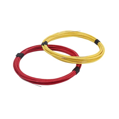 VICASKY 2 Stück Vintage Style Awg Pickup Wire Teiliges Gelbes Gitarrenkabel Verzinntes Push Back Vintage Gitarrendraht für Einfache Lötarbeiten und Gitarrenverkabelung VICASKY 2 Stück Vintage Style Awg Pickup Wire Teiliges Gelbes Gitarrenkabel Verzinntes Push Back Vintage Gitarrendraht für Einfache Lötarbeiten und Gitarrenverkabelung von VICASKY