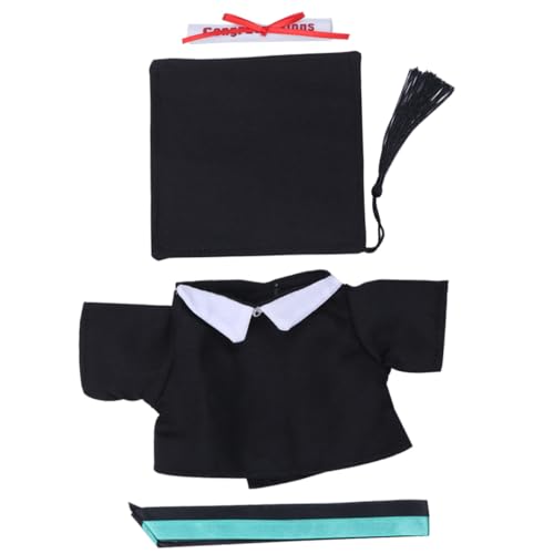 VICASKY 2-teiliges Set Kleidung Für Puppe Auflaufförmchen Schmücken Ihr Makramee Leinen Beige Deckel Mädchen Ninja-luftfritteuse Plüsch Batterie Lichterkette Schmuckstücke Fee Black VICASKY 2-teiliges Set Kleidung Für Puppe Auflaufförmchen Schmücken Ihr Makramee Leinen Beige Deckel Mädchen Ninja-luftfritteuse Plüsch Batterie Lichterkette Schmuckstücke Fee Black von VICASKY
