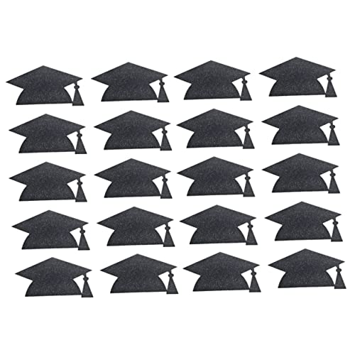 VICASKY 20 Stück Graduation Cap Sticker Selbstklebende Aufkleber für Tassen und Körper Kreatives Design Schwarz für Feierliche Anlässe und Dekoration VICASKY 20 Stück Graduation Cap Sticker Selbstklebende Aufkleber für Tassen und Körper Kreatives Design Schwarz für Feierliche Anlässe und Dekoration von VICASKY