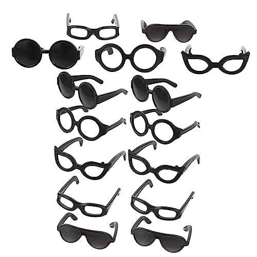 VICASKY 20 Stück Mini Brillen Für Spielzeugpuppen Kostümbrillen Puppenbrillen Spielzeugpuppen Anziehbrillen Winzige Brillen Für Puppen Mini Brillen Für Puppen Anziehpuppen von VICASKY