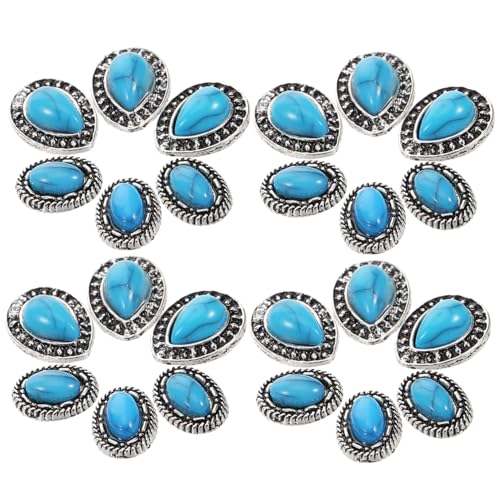 VICASKY 20 Stück Nail Beauty Strasssteine ​​Vintage Retro Nail Art Charms Retro Charms Für Nägel Retro Nagelschmuck Nageljuwelen Für Nail Art Nagelkunst Zubehör Nagel Charms von VICASKY
