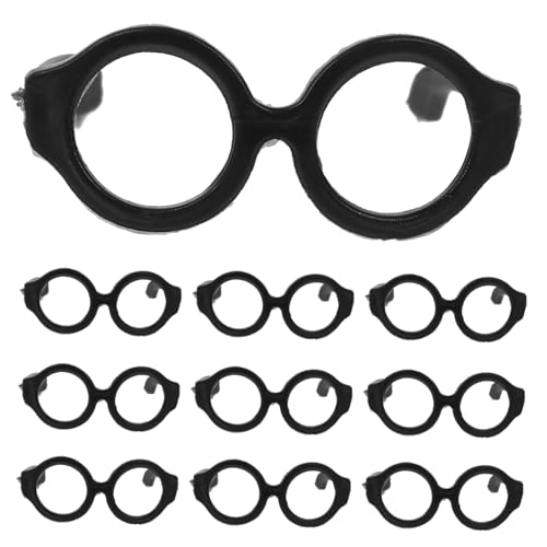 VICASKY 20 Stück Puppenbrillen Zum Dekorieren Einer Sonnenbrille Puppenbrillen Miniaturbrillen Requisiten Brillen Für Puppen Anziehpuppen Mini Brillen Puppenbrillen Kunststoff von VICASKY