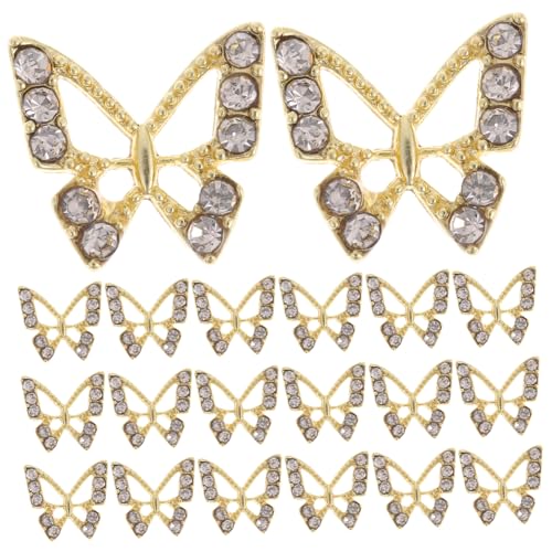 VICASKY 20 Stück Schmetterlings Nagelkunst Zubehör Charms Für Nageldesign Schmetterlings Strasssteine Für Nägel Mehrfarbige Schmetterlings Nagel Edelsteine Für Die Nacht Machen Sie VICASKY 20 Stück Schmetterlings Nagelkunst Zubehör Charms Für Nageldesign Schmetterlings Strasssteine Für Nägel Mehrfarbige Schmetterlings Nagel Edelsteine Für Die Nacht Machen Sie von VICASKY