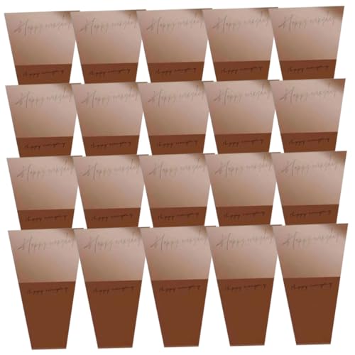 VICASKY 20 Stück Teiliges Blumenstrauß Verpackungstaschen aus Braunem Kraftpapier Vintage Rosenverpackung mit Offenem Boden für Frische Blumen Praktische Blumenhüller für Hochzeit VICASKY 20 Stück Teiliges Blumenstrauß Verpackungstaschen aus Braunem Kraftpapier Vintage Rosenverpackung mit Offenem Boden für Frische Blumen Praktische Blumenhüller für Hochzeit von VICASKY