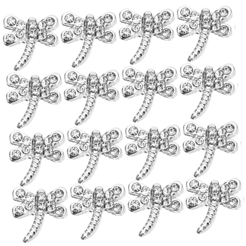 VICASKY 20 Stück Teiliges Dragonfly Nagel Schmuck aus Legierung mit Funkelnden Strasssteinen Glänzende Nail Charms für DIY Nageldekoration Passend für Fingernägel und Fußnägel für VICASKY 20 Stück Teiliges Dragonfly Nagel Schmuck aus Legierung mit Funkelnden Strasssteinen Glänzende Nail Charms für DIY Nageldekoration Passend für Fingernägel und Fußnägel für von VICASKY