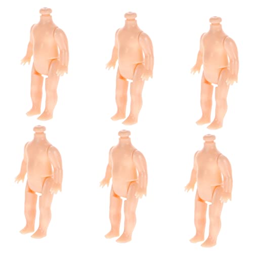 VICASKY 20 Stück Teiliges Mini Puppenkörper aus Kunststoff Dicke DIY Puppenzubehör für Kreative Geschenkpuppen Fördert Handwerkliche Fähigkeiten und Fantasie bei Kindern als für von VICASKY