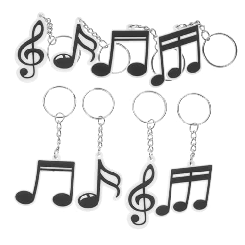 VICASKY 20 Stück Teiliges Musik Schlüsselanhänger mit Noten Design Dekorative PVC Anhänger für Musikpartys und für Musikliebhaber und Kreative Anlässe VICASKY 20 Stück Teiliges Musik Schlüsselanhänger mit Noten Design Dekorative PVC Anhänger für Musikpartys und für Musikliebhaber und Kreative Anlässe von VICASKY