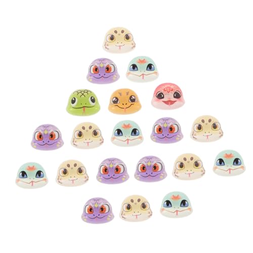 VICASKY 20 Stück Teiliges Snake Head Nail Charms aus Hochwertigem Resin Sichere Nagelschmuck Ornamente im Snake Year Design Stilvolle und Detailreiche Nageldekorationen für Einzigartige VICASKY 20 Stück Teiliges Snake Head Nail Charms aus Hochwertigem Resin Sichere Nagelschmuck Ornamente im Snake Year Design Stilvolle und Detailreiche Nageldekorationen für Einzigartige von VICASKY