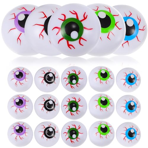 VICASKY 20 Stücke Halloween Augäpfel Scary Hohl Augapfel Horror Maske Schädel Kostüm Requisiten Für Party Handwerk Dekoration Kunststoff Pong Kinder Spielzeug Augen Bälle VICASKY 20 Stücke Halloween Augäpfel Scary Hohl Augapfel Horror Maske Schädel Kostüm Requisiten Für Party Handwerk Dekoration Kunststoff Pong Kinder Spielzeug Augen Bälle von VICASKY
