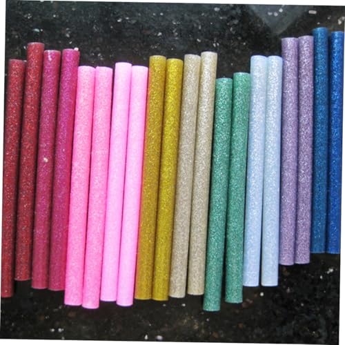 VICASKY 200 Stück Bunte Glitzer heißklebesticks aus EVA Starke Haftung Flexibel und Schnell Trocknend für DIY Basteln Schule Handwerk Holz Stoff Papier und Glas Farbige Zufällige Farbe VICASKY 200 Stück Bunte Glitzer heißklebesticks aus EVA Starke Haftung Flexibel und Schnell Trocknend für DIY Basteln Schule Handwerk Holz Stoff Papier und Glas Farbige Zufällige Farbe von VICASKY
