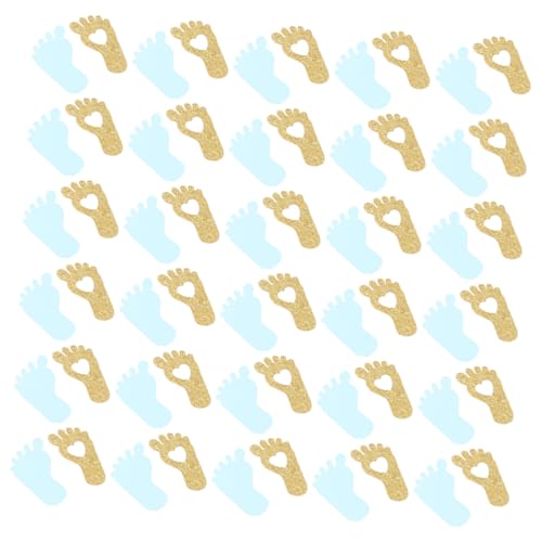 VICASKY 200 Stück Fußabdruck Papier Konfetti Birthday Party Deko Streudeko Shower Tischdekoration für Mädchen Jungen Feier Zufällige Farbe Zufällige Farbe VICASKY 200 Stück Fußabdruck Papier Konfetti Birthday Party Deko Streudeko Shower Tischdekoration für Mädchen Jungen Feier Zufällige Farbe Zufällige Farbe von VICASKY