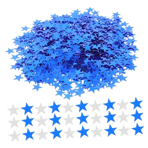 VICASKY 2000 Stück Pailletten Pentagram Confetti Konfetti Oh Blau Party Und Silberner Stern Stern- Und Silbertisch Sterne Glänzen Junggesellin Stern Silber Funkeln Metallisch Blue VICASKY 2000 Stück Pailletten Pentagram Confetti Konfetti Oh Blau Party Und Silberner Stern Stern- Und Silbertisch Sterne Glänzen Junggesellin Stern Silber Funkeln Metallisch Blue von VICASKY