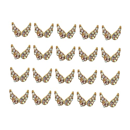 VICASKY 20Stücke Glitzer Flügel Charms Selbstklebende Strasssteine Für Nail Art Nagelstudios Und Heimgebrauch Hochwertige Dekoration VICASKY 20Stücke Glitzer Flügel Charms Selbstklebende Strasssteine Für Nail Art Nagelstudios Und Heimgebrauch Hochwertige Dekoration von VICASKY