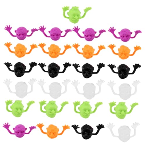 VICASKY 20Stücke Halloween Fingerkappen mit Geisterkopf Kreative Gruseldeko für Halloween Requisiten Zufälligen Farben Wiederverwendbar und Hautfreundlich VICASKY 20Stücke Halloween Fingerkappen mit Geisterkopf Kreative Gruseldeko für Halloween Requisiten Zufälligen Farben Wiederverwendbar und Hautfreundlich von VICASKY
