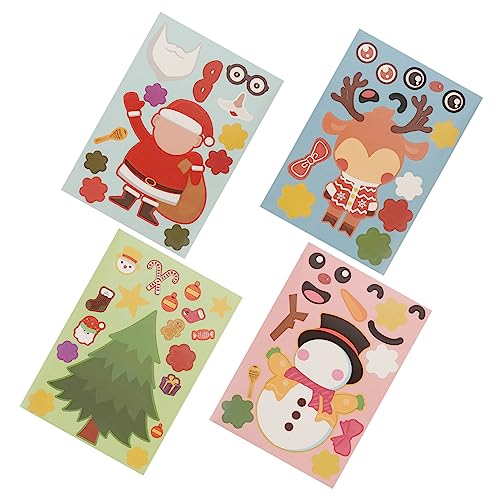 VICASKY 20blätter Weihnachts-Puzzle-Sticker Abnehmbare Sticker Mit Weihnachtlichen Motiven Für Dekoration Von Weihnachten Und Festen VICASKY 20blätter Weihnachts-Puzzle-Sticker Abnehmbare Sticker Mit Weihnachtlichen Motiven Für Dekoration Von Weihnachten Und Festen von VICASKY
